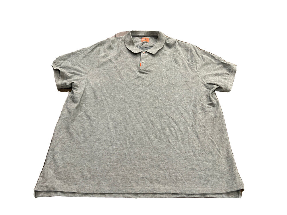 Nike Golf Polo Gray Mens Standard Fit Short Sleeve Shirt Size 2XL AT6111-021